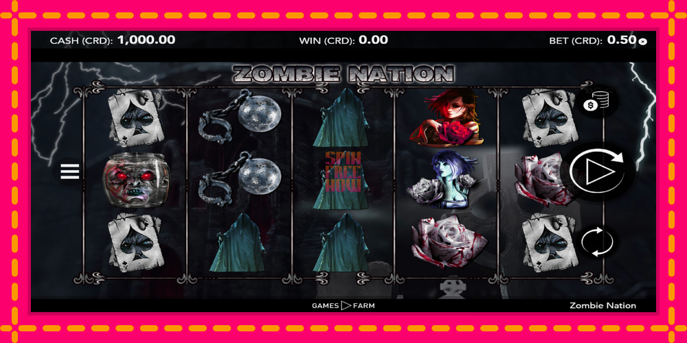 Zombie Nation hrací automat s pohodlnými bonusmi, predstaviť si 1